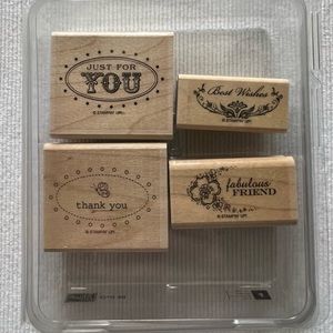 Stampin’ Up Oval All Rubber Stamp Set